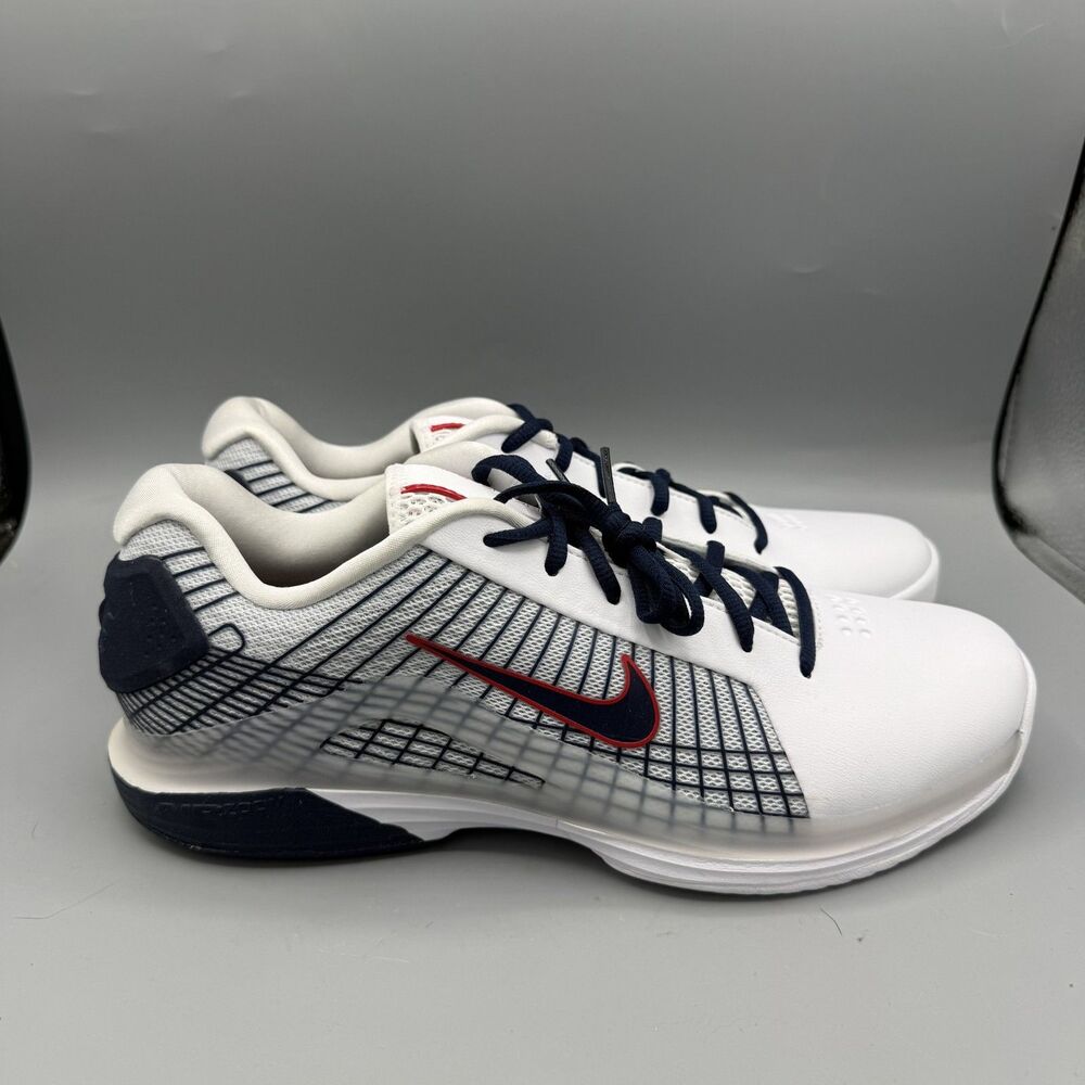 Nike Vapor 12 Hypersmash Tennis Shoes Sneakers Retro Basketball White Size 9.5